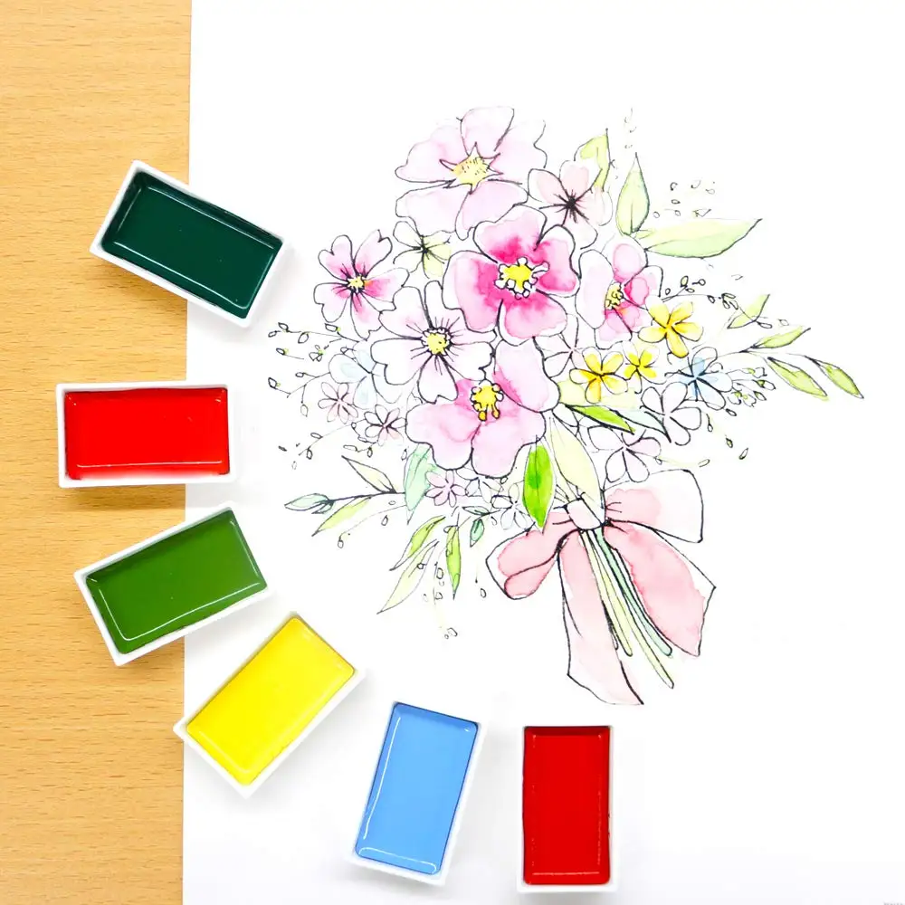 Watercolor Paint Set 24/48 Colors, Professional-quality art supplies for artists adult